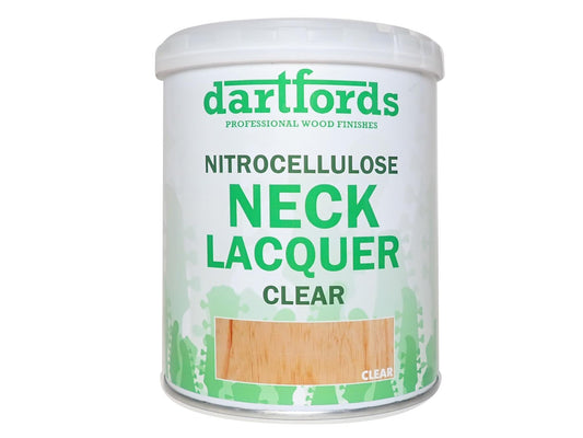 dartfords Clear Nitrocellulose Guitar Neck Lacquer - 1 litre Tin