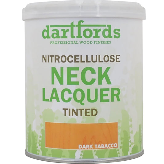 dartfords Dark Tobacco Nitrocellulose Guitar Neck Lacquer - 1 litre Tin