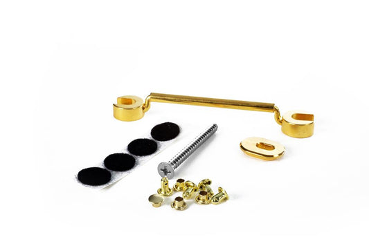Towner Gold Plated Aluminium Down Tension Bar & Hinge-Plate Adapter