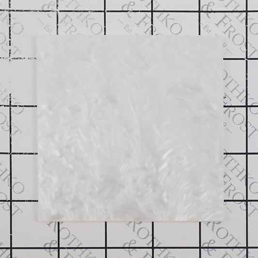 Incudo White Pearl Acrylic Sheet - 500x300x3mm