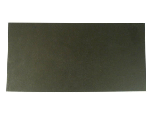Luthitec Black Plain Fibreboard Headstock Veneer - 250x100x3mm (9.8x3.94x0.12")