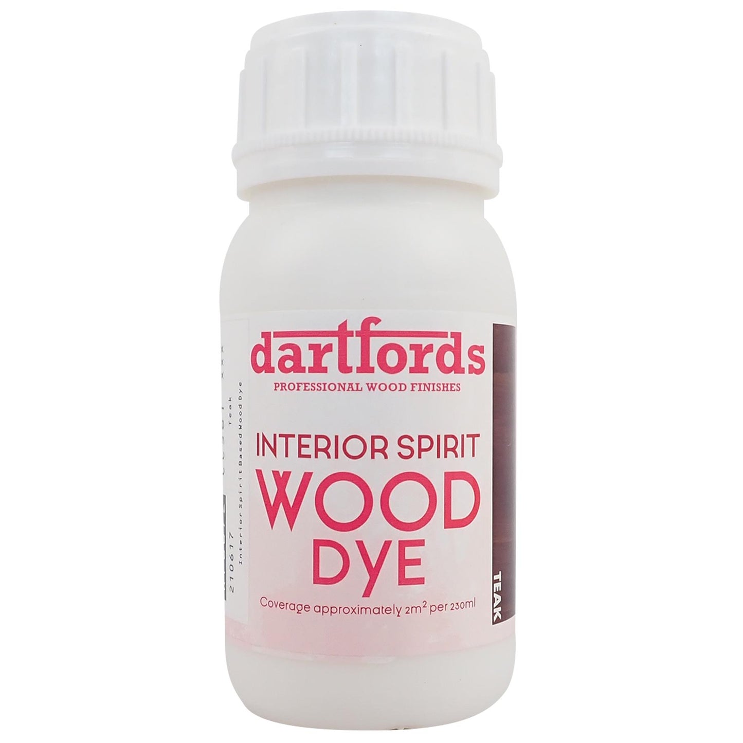 dartfords Teak Interior Spirit Based Wood Dye - 230ml Tin