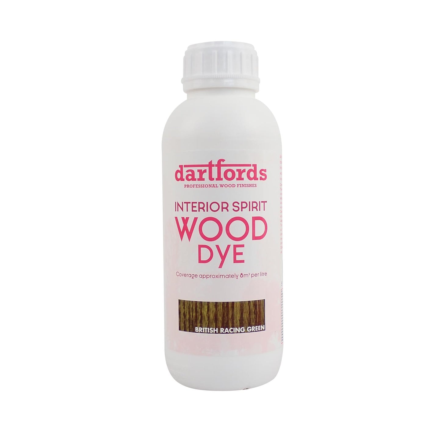 dartfords British Racing Green Interior Spirit Based Wood Dye - 1 litre Tin