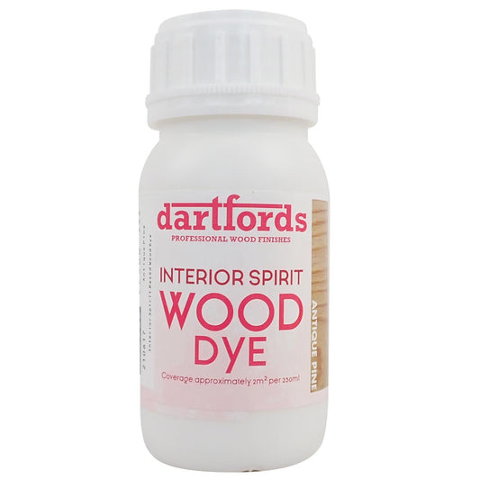 dartfords Antique Pine Interior Spirit Based Wood Dye - 230ml Tin