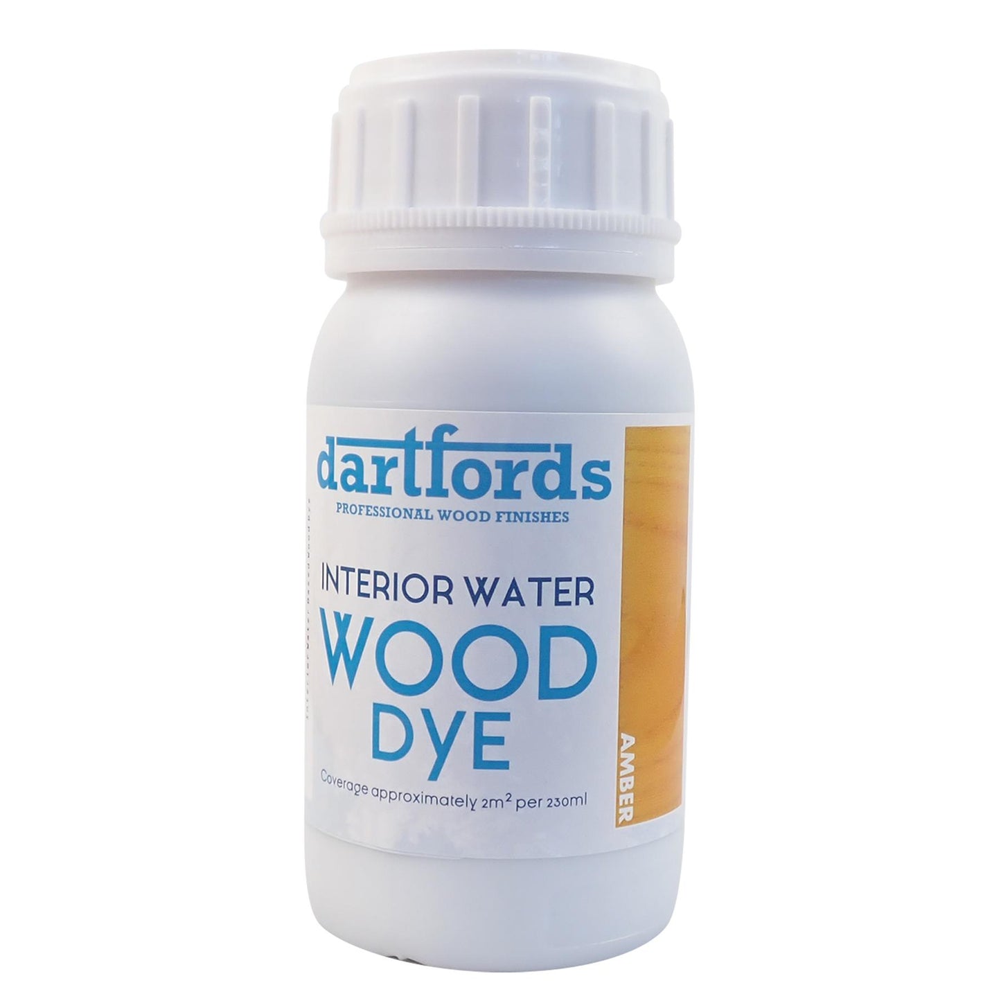 dartfords Amber Interior Water Based Wood Dye - 230ml Tin
