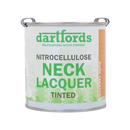 dartfords Dark Tobacco Nitrocellulose Guitar Neck Lacquer - 230ml Tin