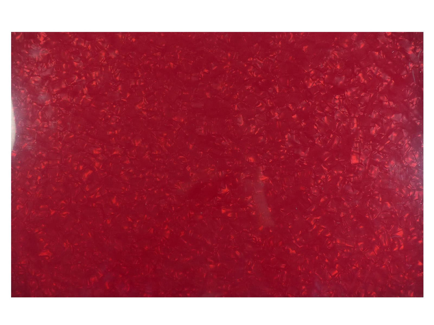 Borderlands Red Pearloid PVC Sheet - 430x290x2.5mm (16.9x11.42x0.1"), 4-Ply