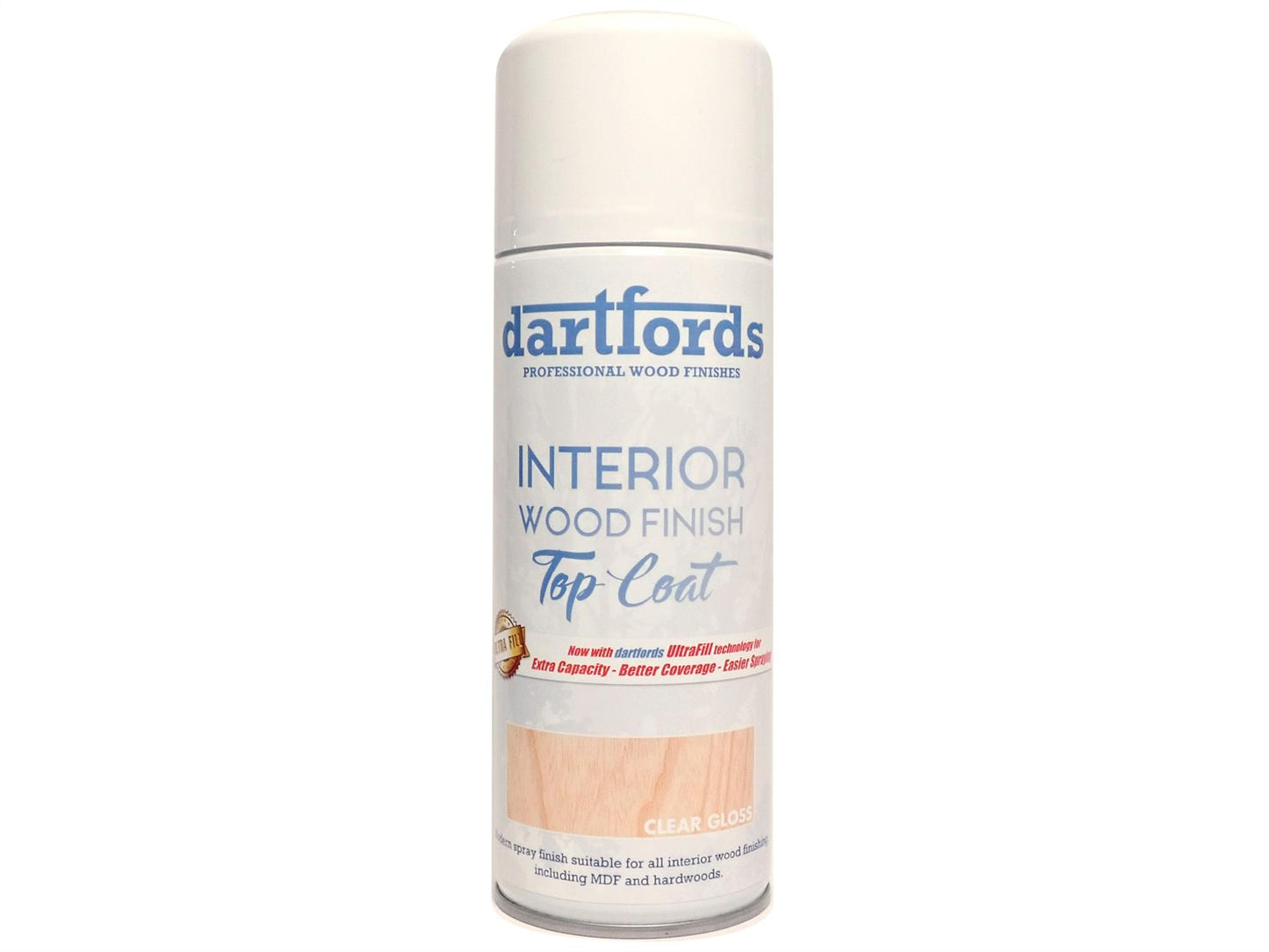 dartfords Gloss Clear Interior Wood Finish - 400ml Aerosol