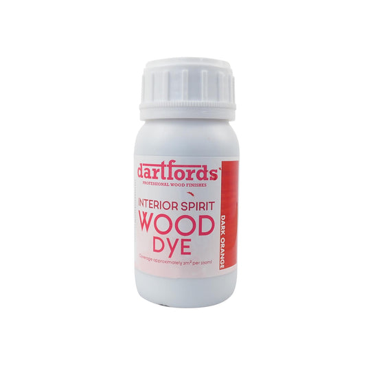 dartfords Dark Orange Interior Spirit Based Wood Dye - 230ml Tin