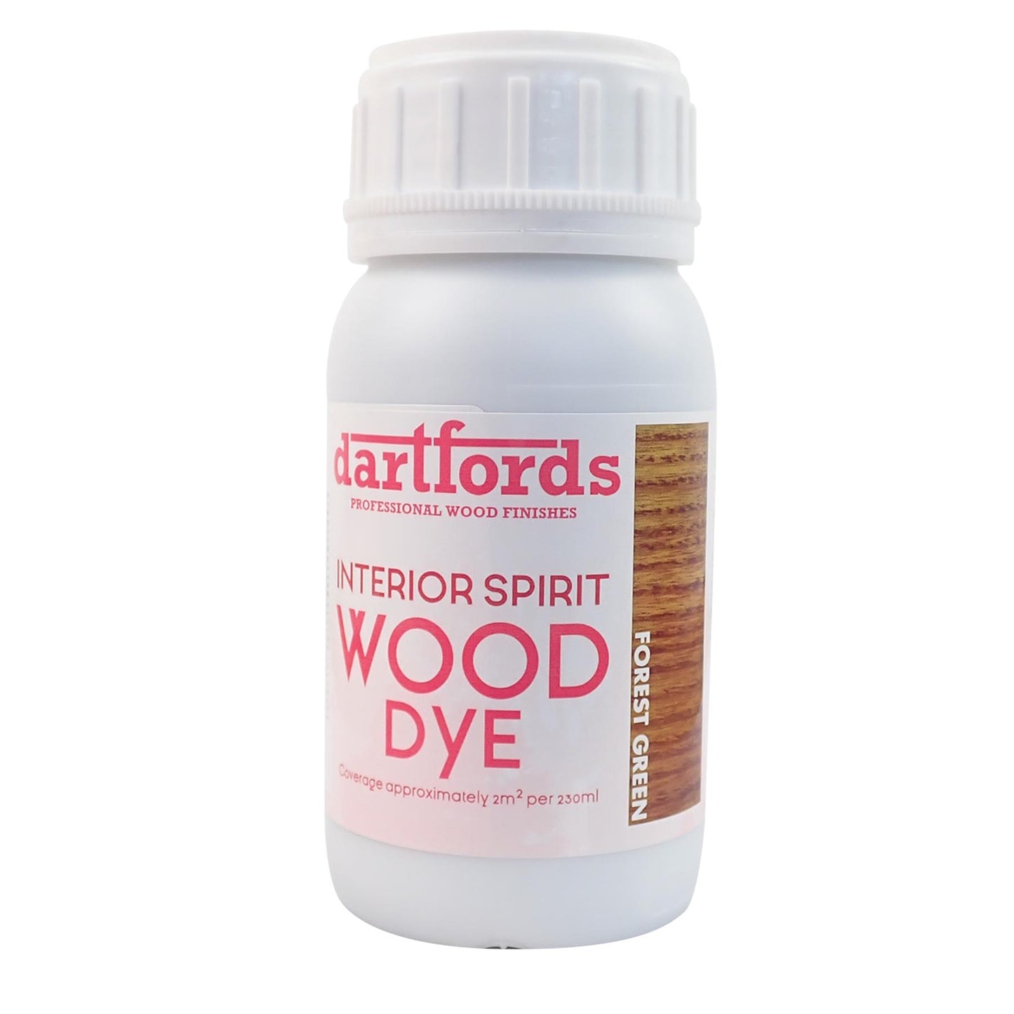 dartfords Forest Green Interior Spirit Based Wood Dye - 230ml Tin