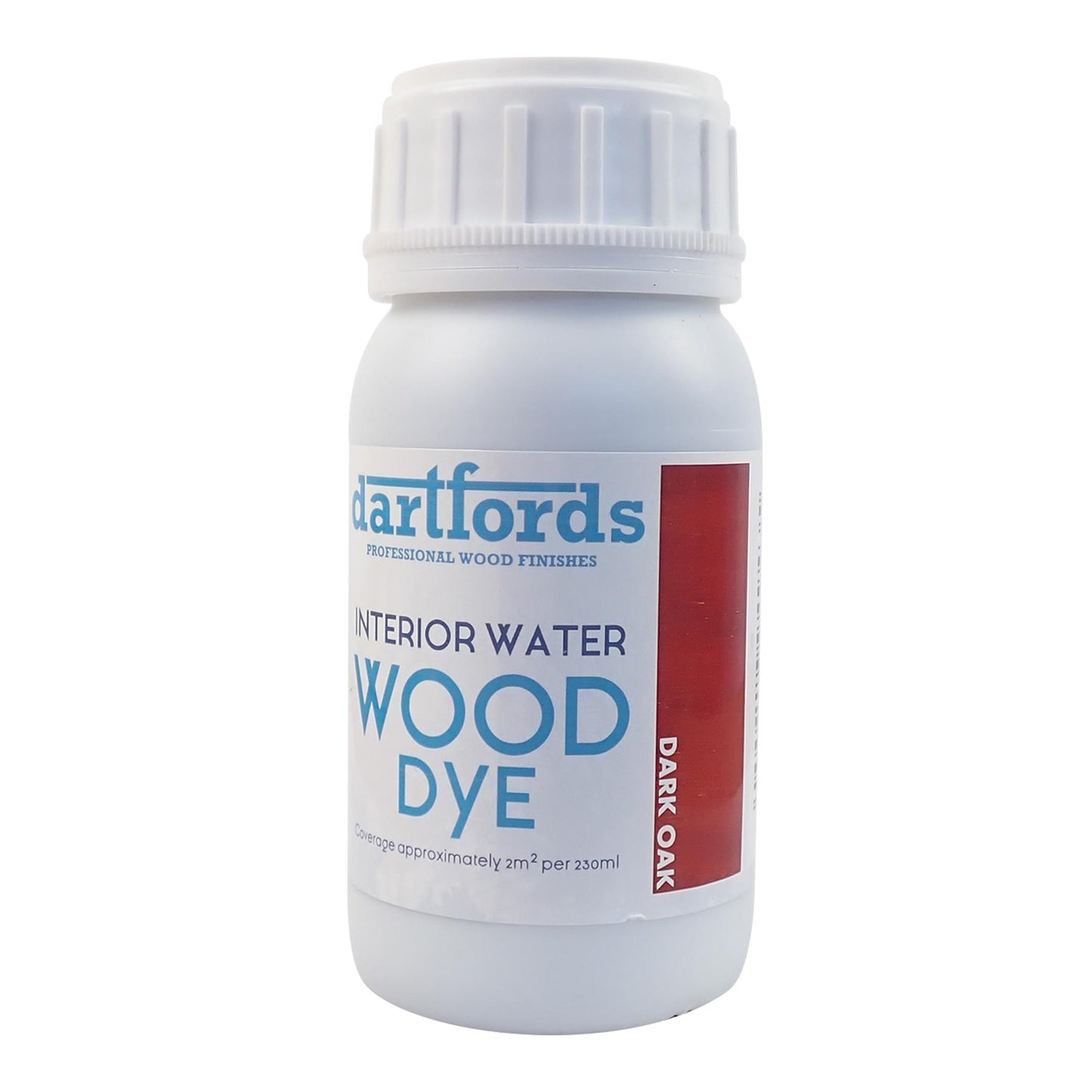 dartfords Dark Oak Interior Water Based Wood Dye - 230ml Tin