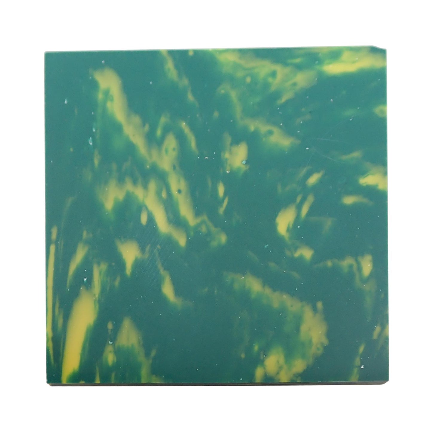 Incudo B "Arizona" Marble Jade Reconstituted Stone Inlay Blank - 50x50x3mm (2x1.97x0.12")