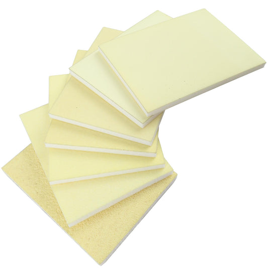 Micro-Mesh Soft Touch Pads - 101.6x76.2mm (4x3"), Set of 7, Ao