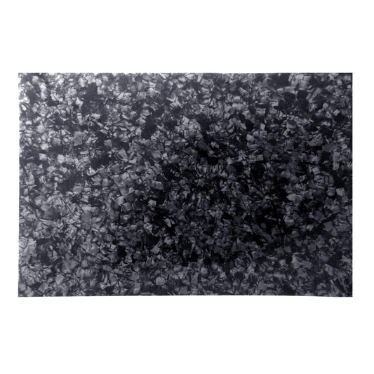 Incudo Black Pearloid Celluloid Sheet - 430x290x1mm (16.9x11.42x0.04")