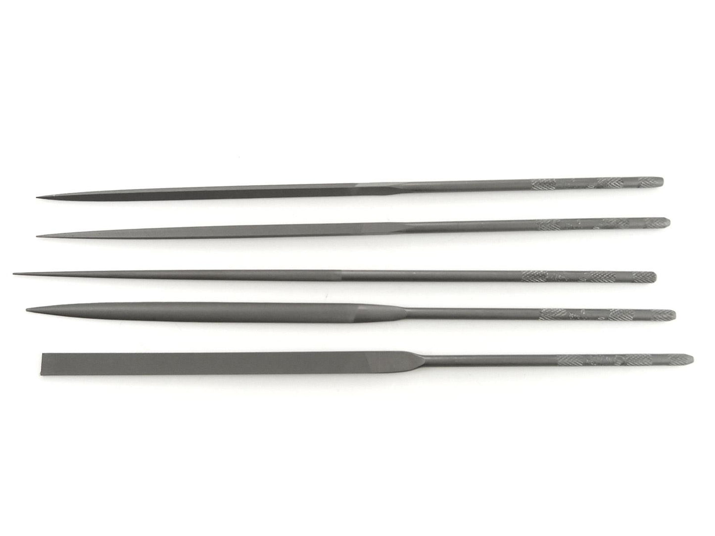 Tsubosan Swiss Cut Precision Needle Files - 200mm (Set of 5)