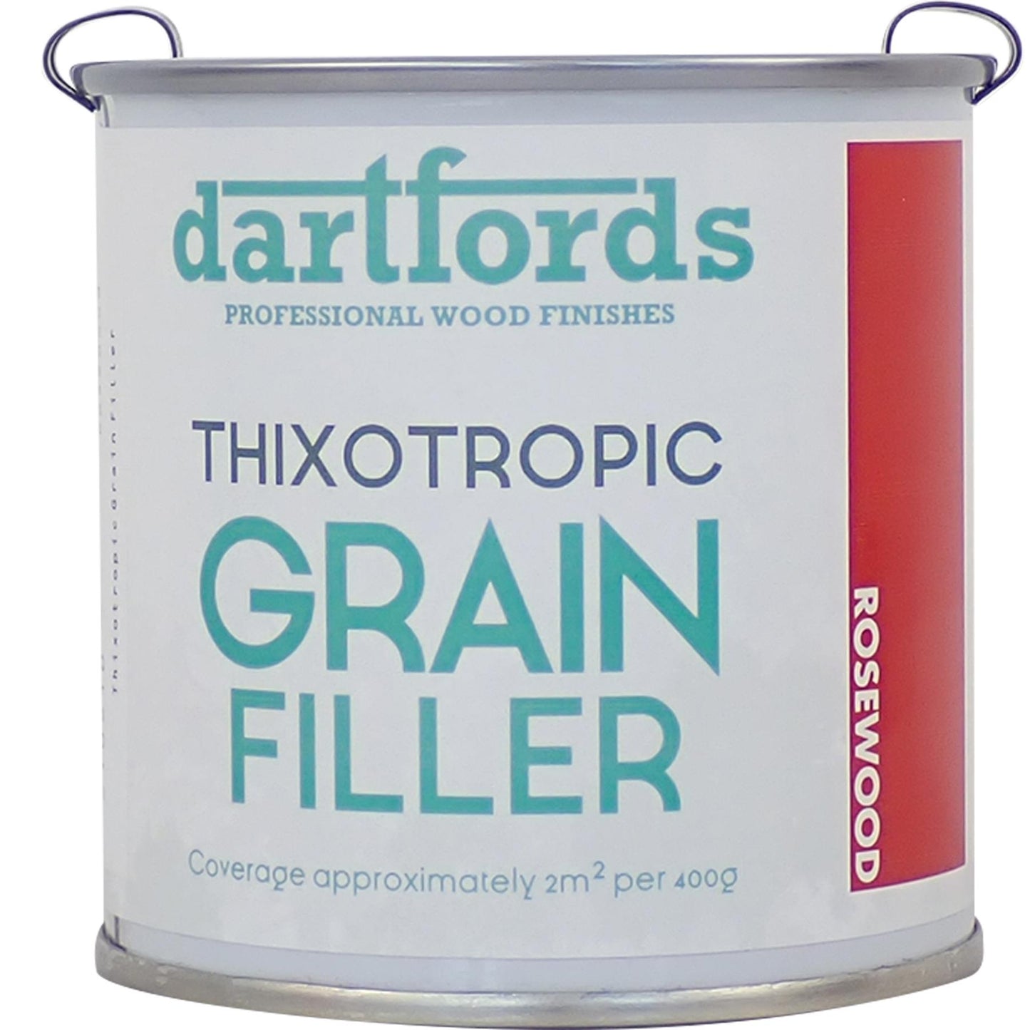 dartfords Rosewood Thixotropic Grain Filler - 400g Tin