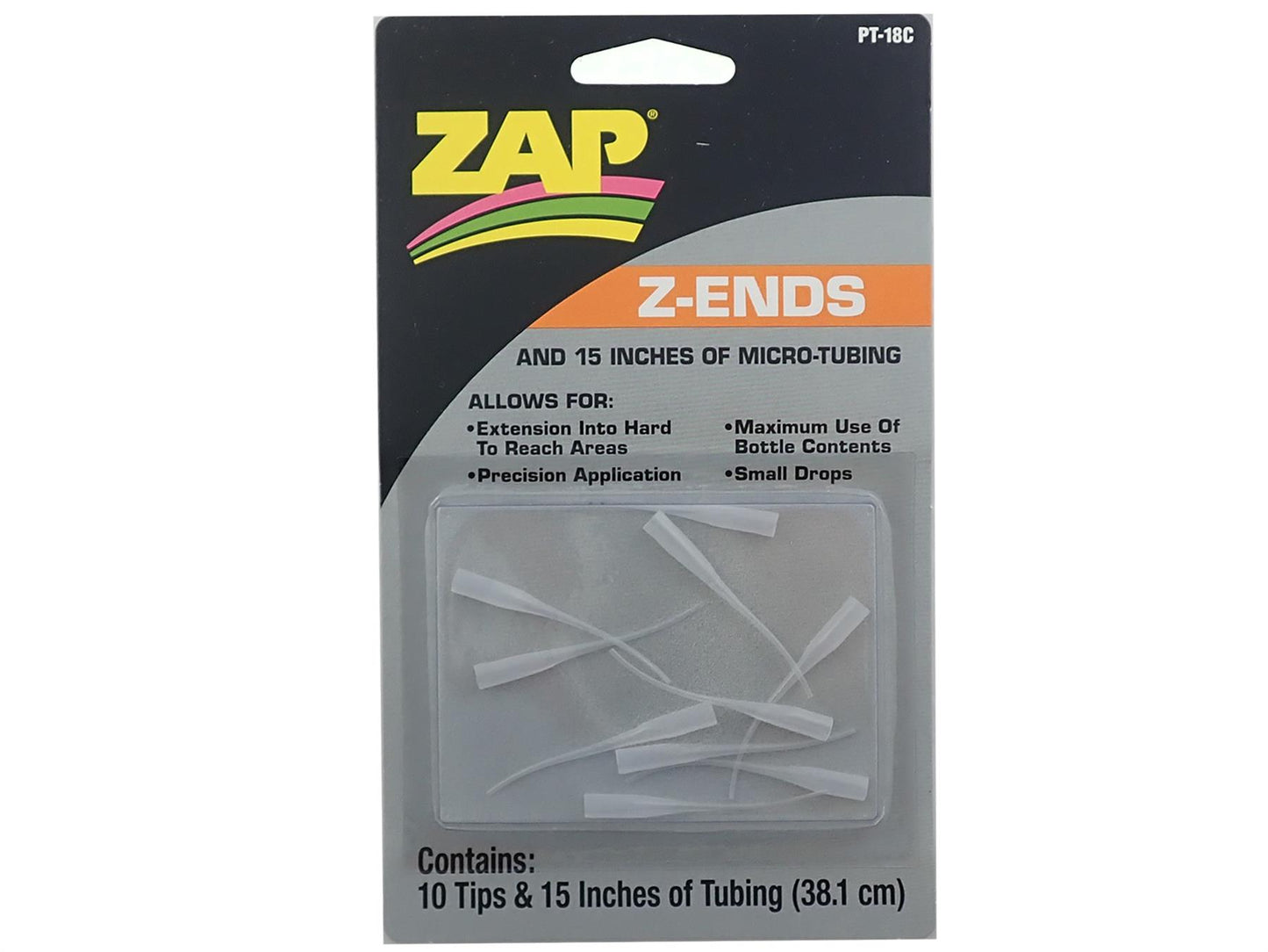 Zap PT-18C Z-Ends Tips and Tubing