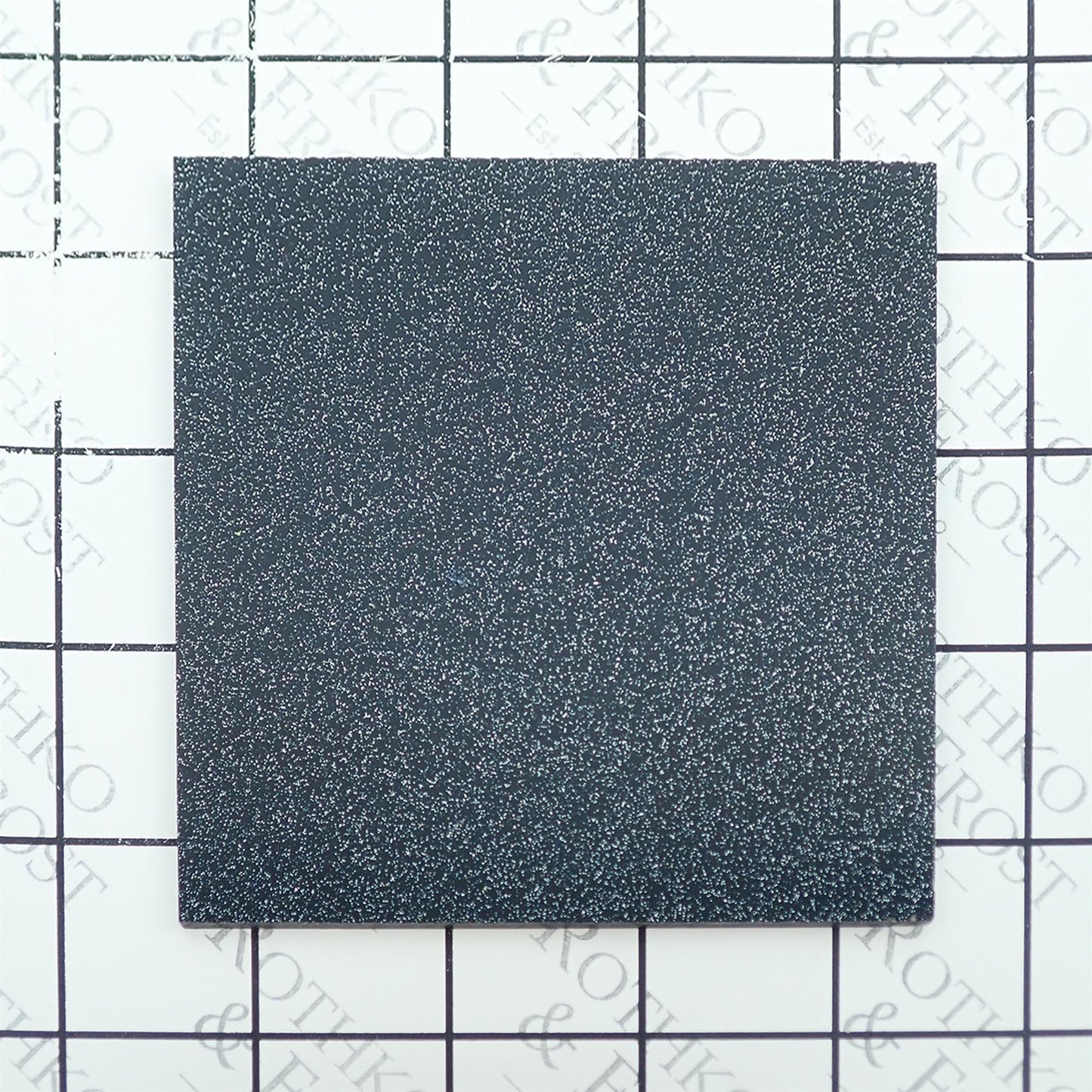 Incudo Black Glitter Acrylic Sheet - 500x300x3mm