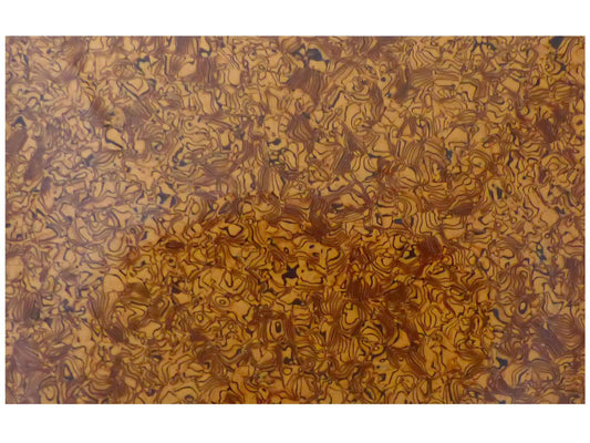 Incudo Brown Tiger Shell Celluloid Sheet - 430x290x1.5mm (16.9x11.42x0.06")