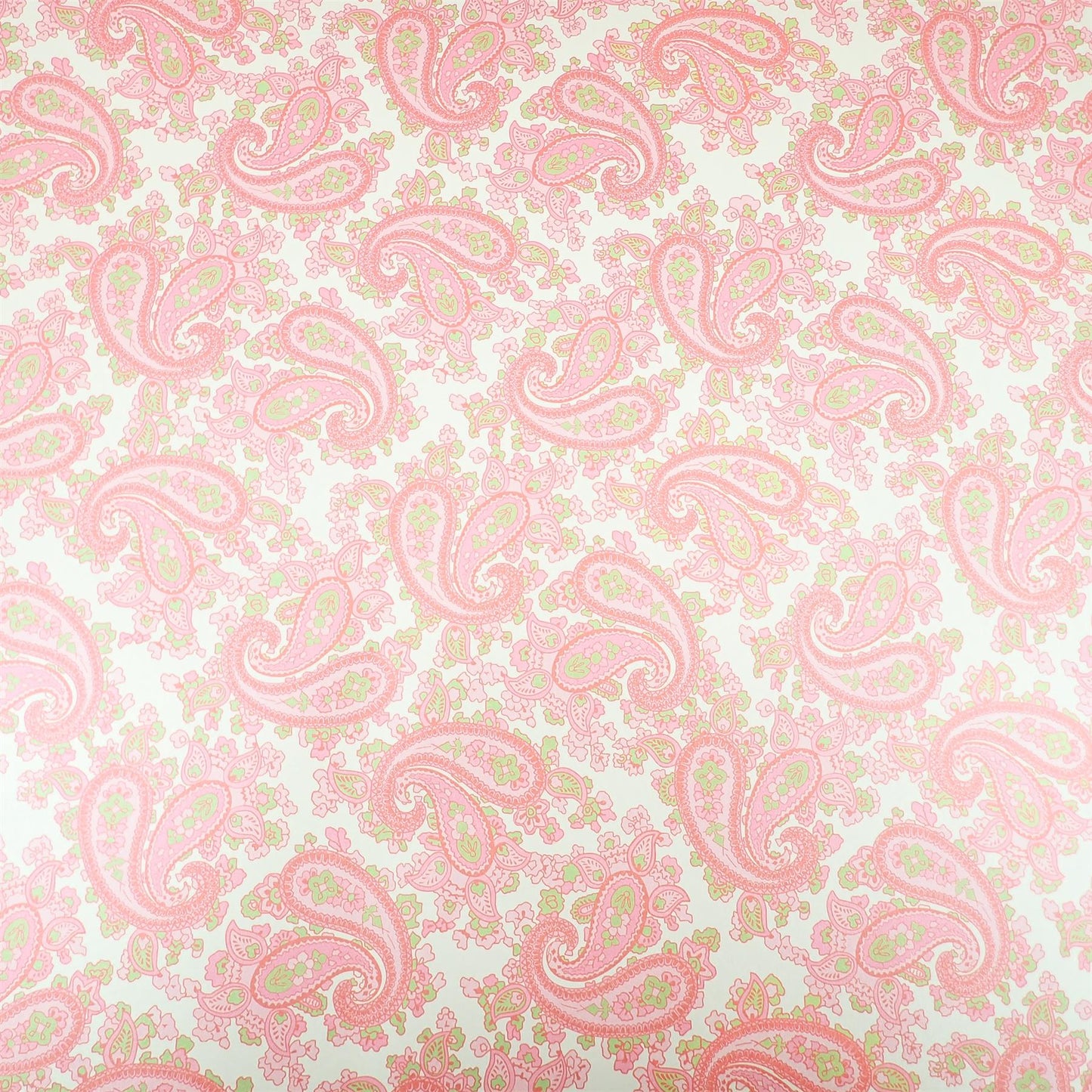 Luthitec Silver Backed Pink Paisley Paper Guitar Body Decal - 690x480mm