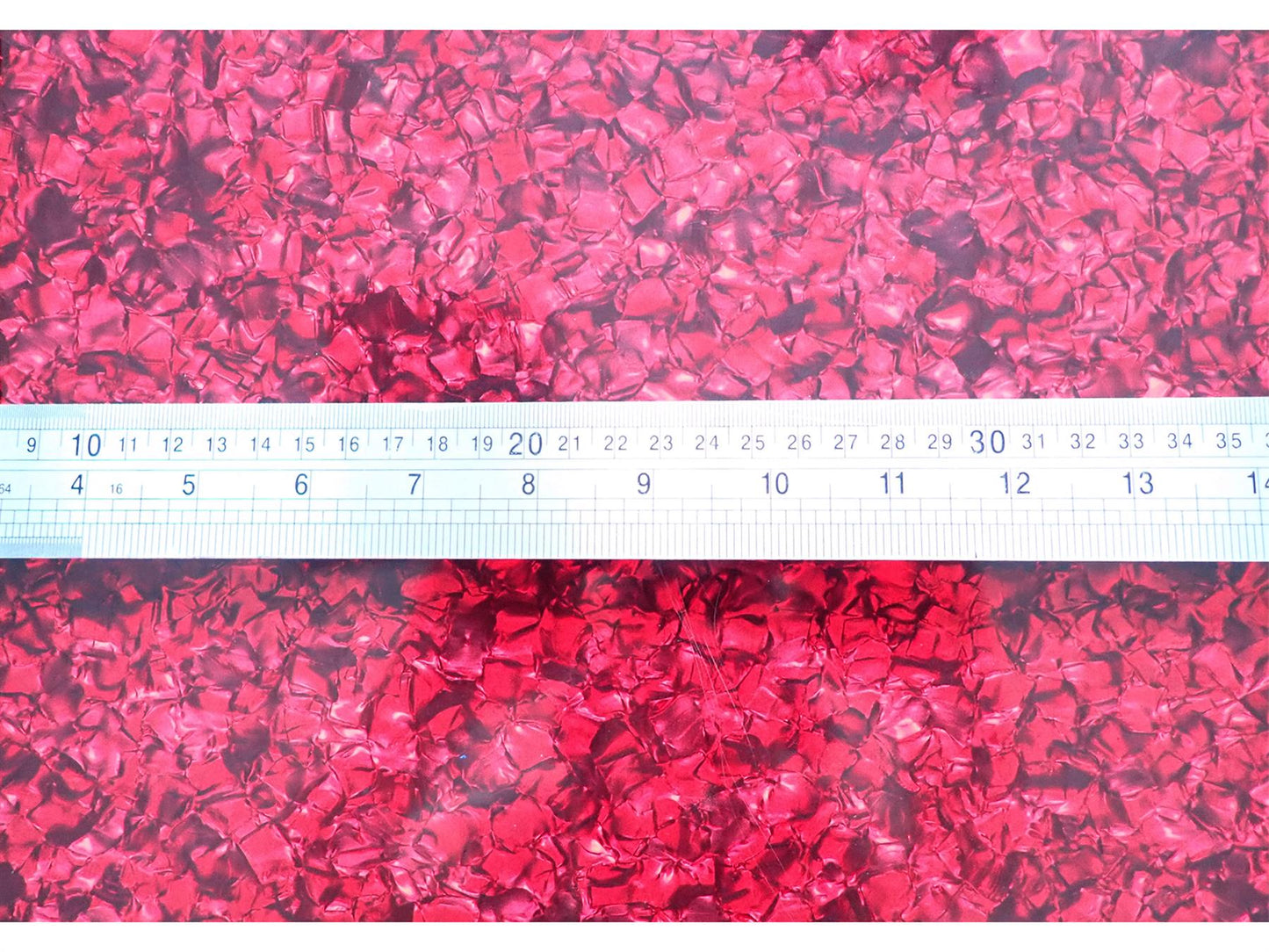 Incudo Red Pearloid Celluloid Drum Wrap - 1600x700x0.5mm