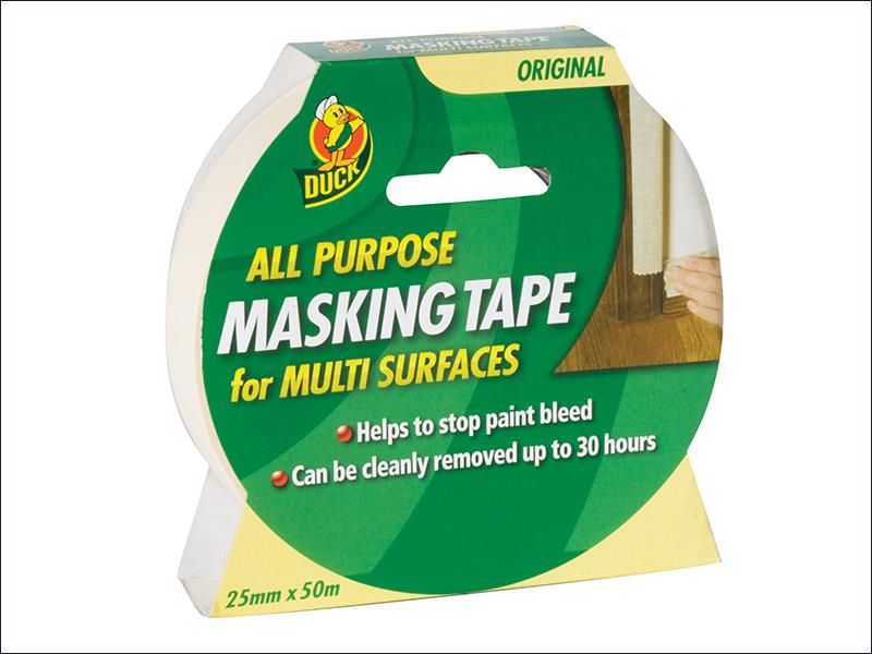 Duck Standard Masking Tape - 50m x 25mm (164'x0.98")