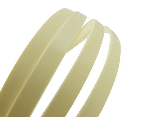 Incudo Solid Straight Grain Ivory Celluloid Guitar Binding - 1400x6x1.5mm (55.1x0.24x0.06")