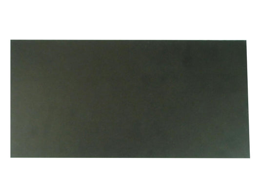 Luthitec Black Plain Fibreboard Headstock Veneer - 250x100x0.8mm (9.8x3.94x0.03")