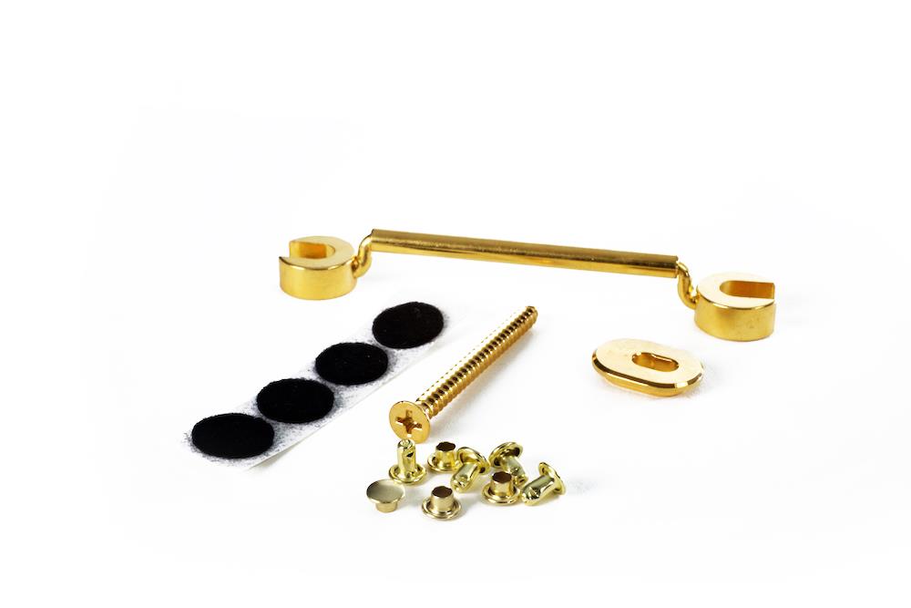 Towner Gold Plated Aluminium Down Tension Bar & Hinge-Plate Adapter