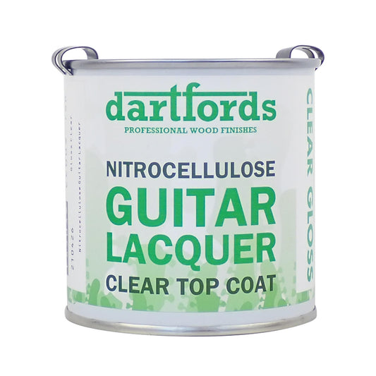 dartfords Gloss Clear Nitrocellulose Guitar Lacquer - 230ml Tin