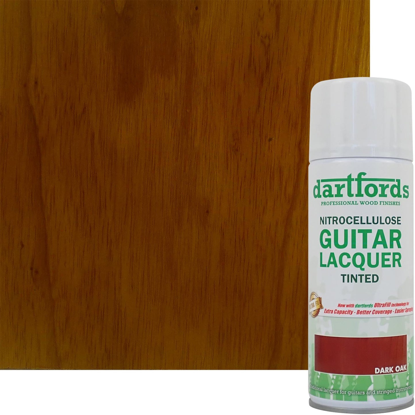 dartfords Dark Oak Nitrocellulose Guitar Lacquer - 400ml Aerosol