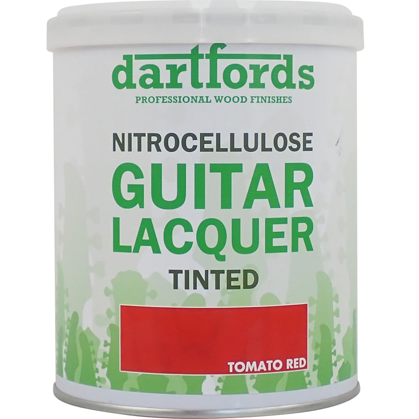 dartfords Tomato Red Nitrocellulose Guitar Lacquer - 1 litre Tin