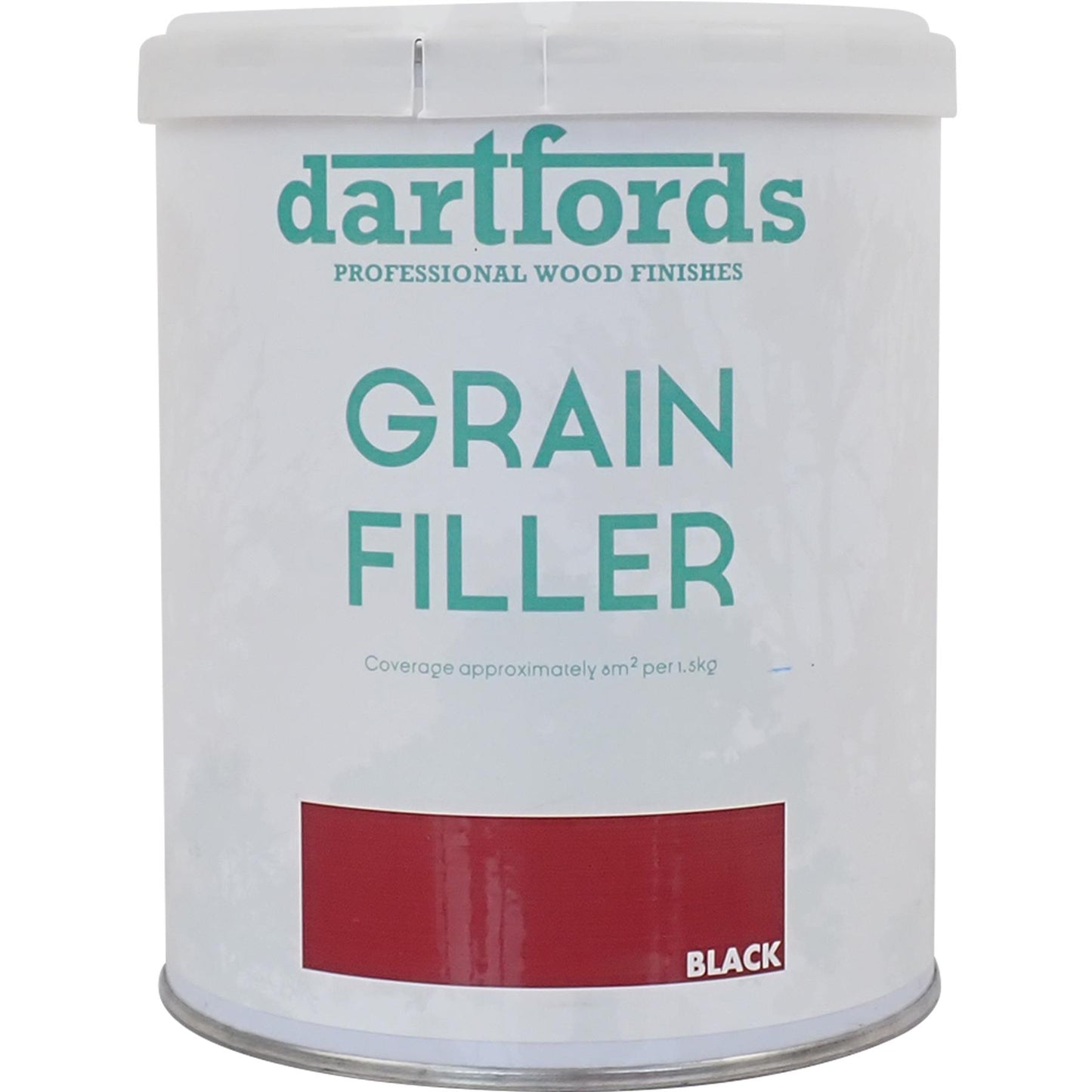 dartfords Black Thixotropic Grain Filler 1.5Kg Tin