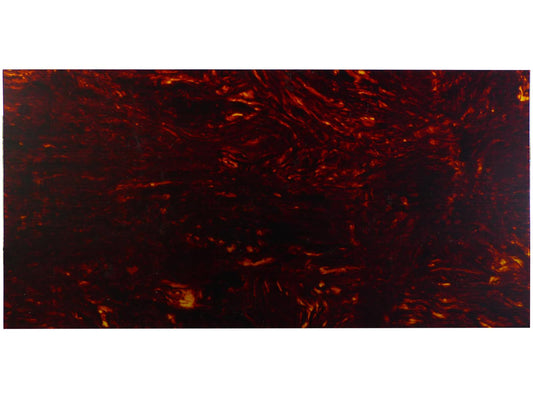 Incudo Brown Tortoiseshell Celluloid Sheet - 200x100x1.5mm (7.9x3.94x0.06")