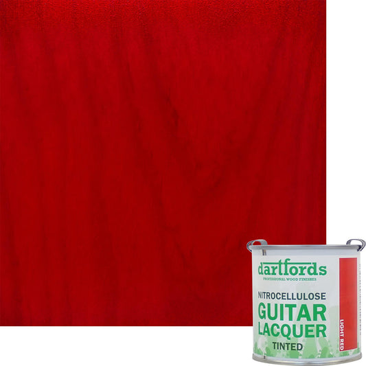 dartfords Light Red Nitrocellulose Guitar Lacquer - 230ml Tin