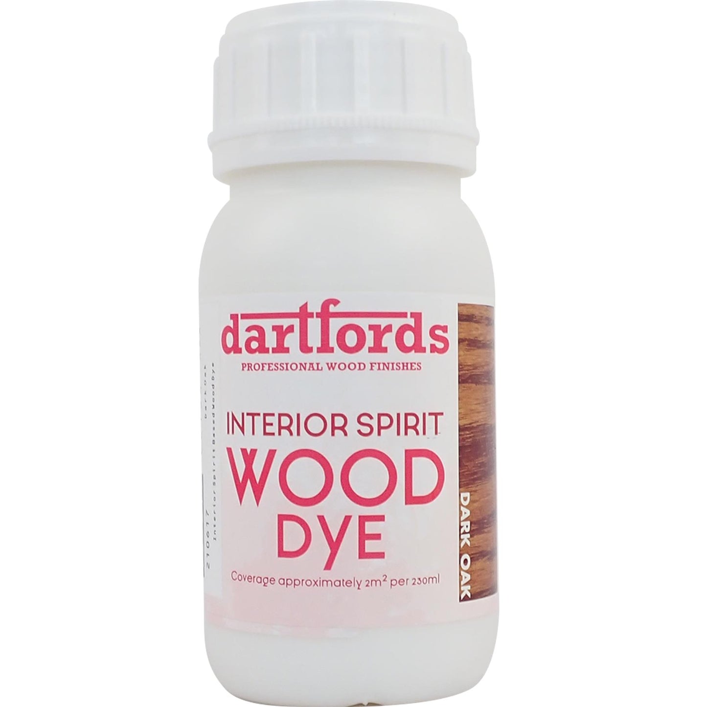 dartfords Dark Oak Interior Spirit Based Wood Dye - 230ml Tin