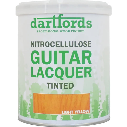 dartfords Light Yellow Nitrocellulose Guitar Lacquer - 1 litre Tin