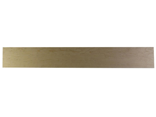 Turners' Mill Birdseye Maple Guitar Fingerboard Blank (Unslotted) - 530x70x6mm (20.9x2.76x0.24")