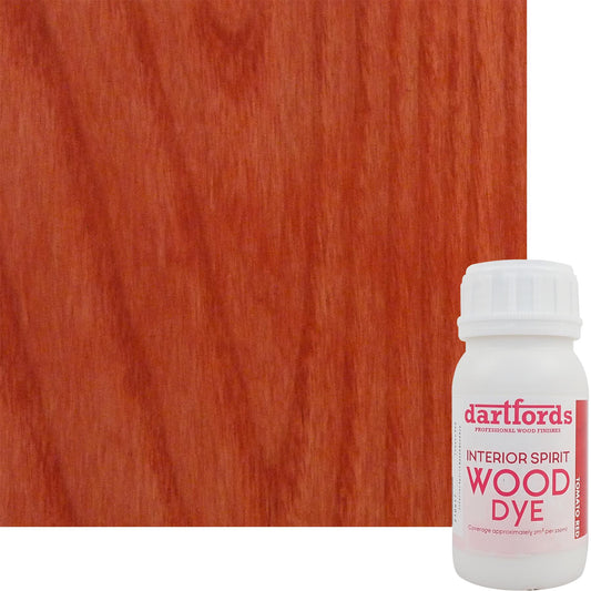 dartfords Tomato Red Interior Spirit Based Wood Dye - 230ml Tin