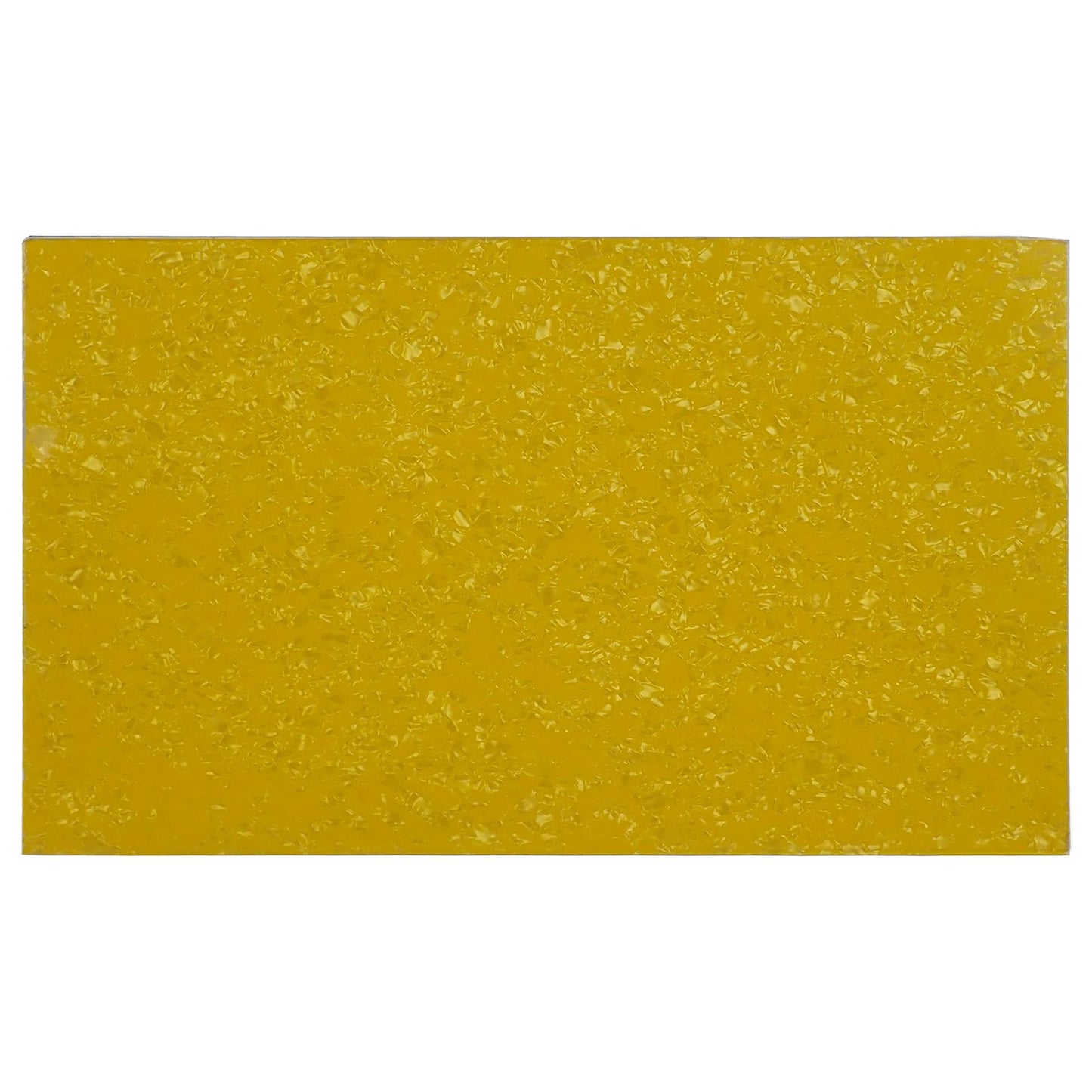 Borderlands Yellow Pearloid PVC Sheet - 430x290x2.5mm 4-Ply