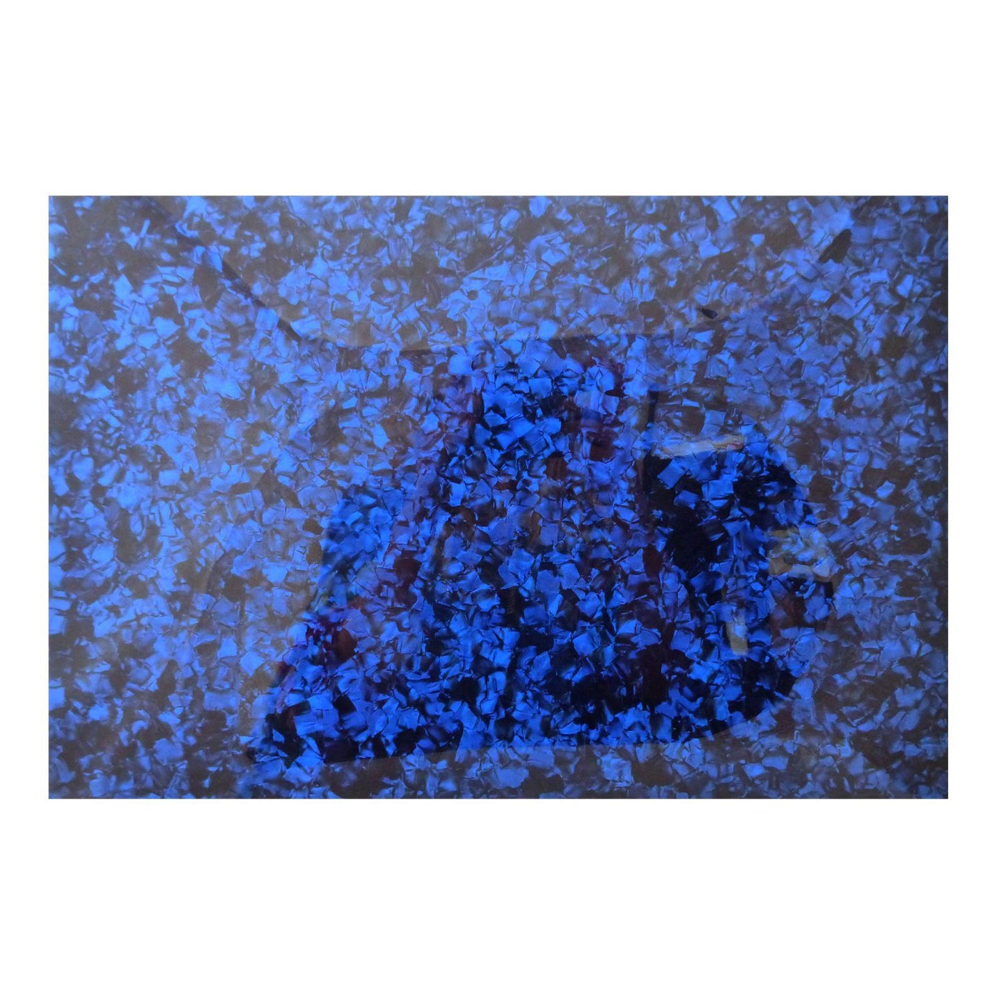 Incudo Blue Pearloid Celluloid Sheet - 430x290x0.75mm (16.9x11.42x0.03")