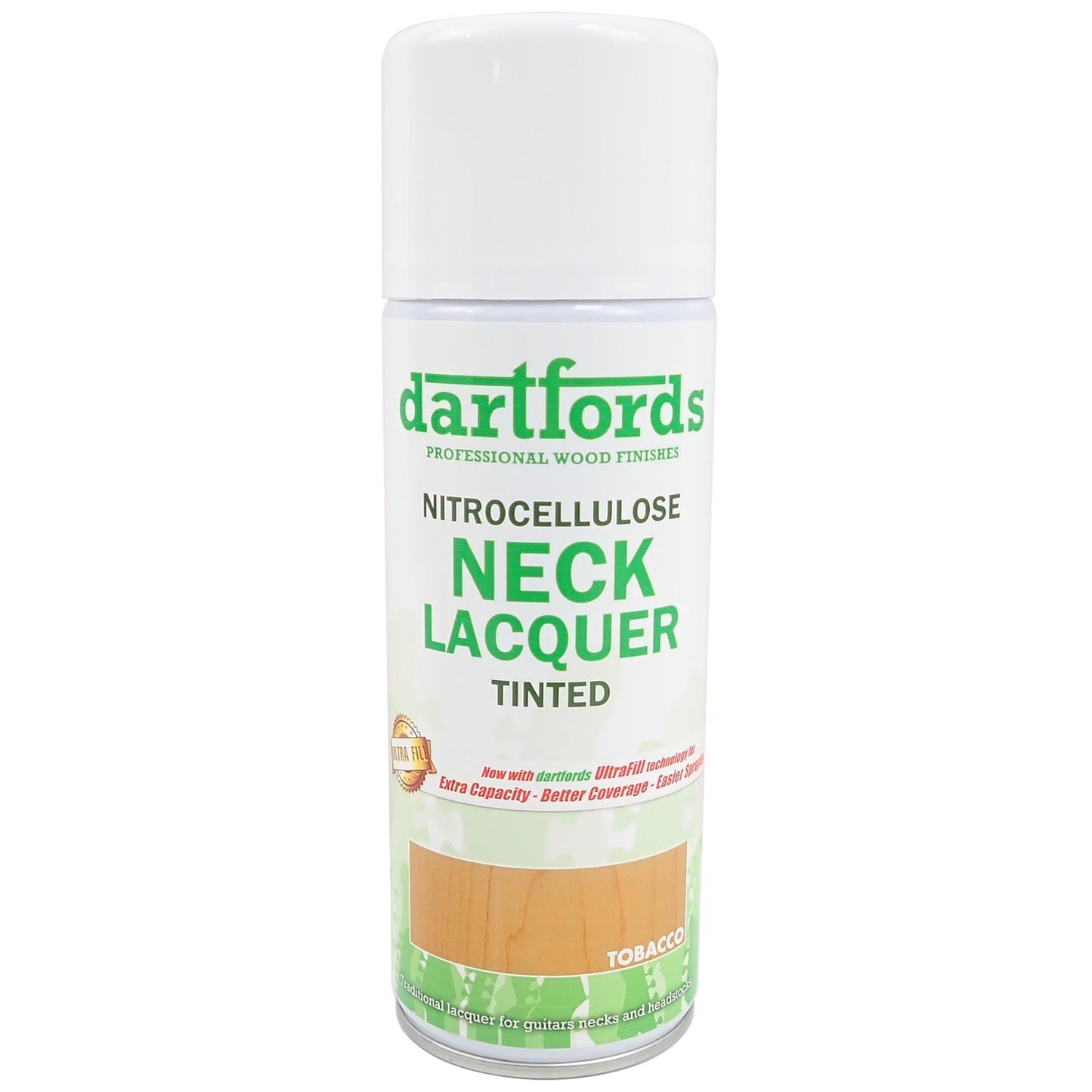 dartfords Tobacco Nitrocellulose Guitar Neck Lacquer - 400ml Aerosol