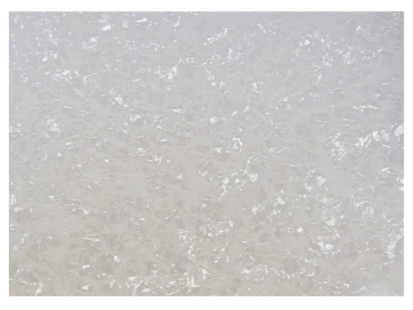 Luthitec White Pearloid PVC Sheet - 290x210x0.5mm (11.4x8.27x0.02")