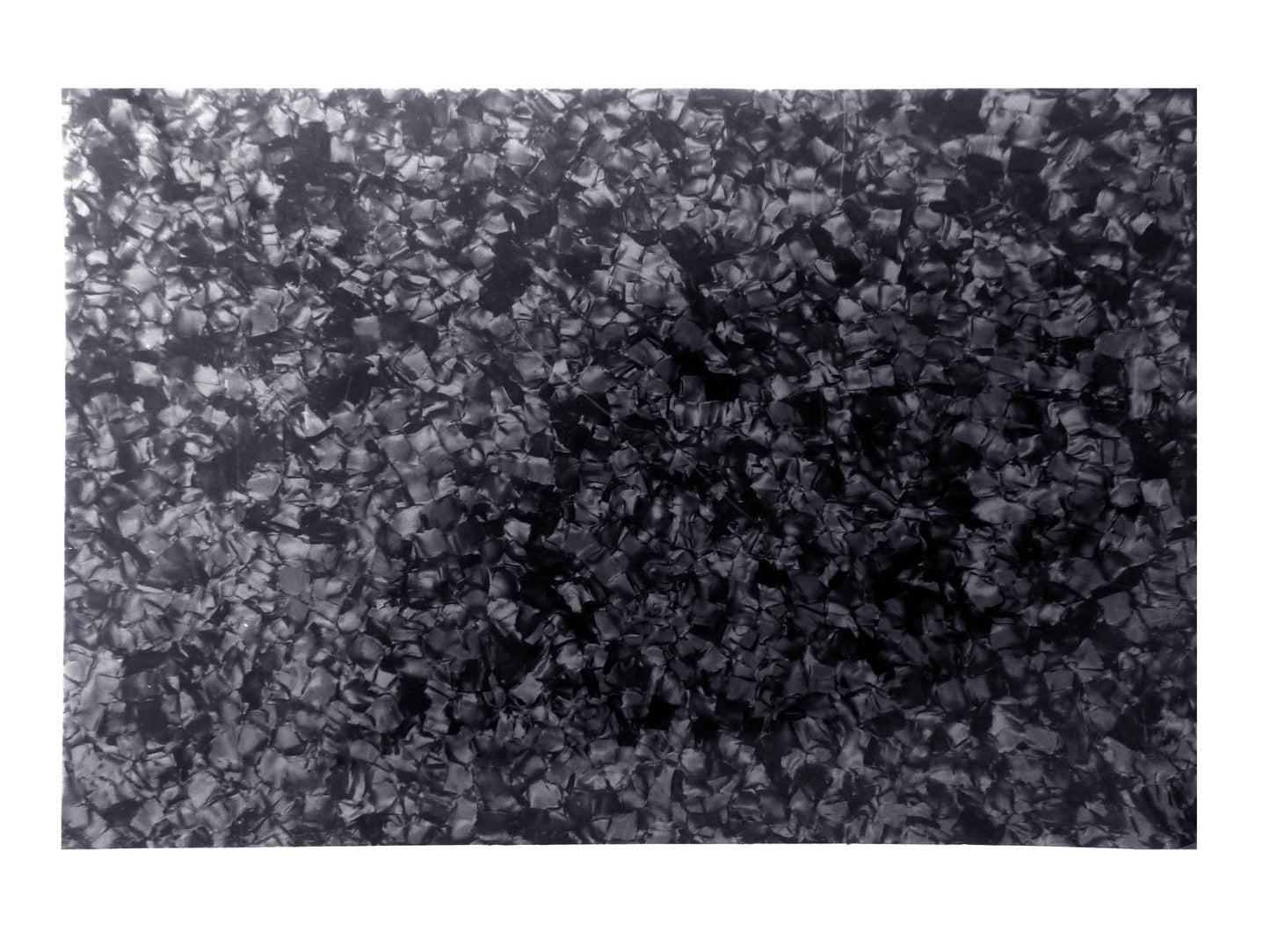 Incudo Black Pearloid Celluloid Sheet - 430x290x1mm (16.9x11.42x0.04")