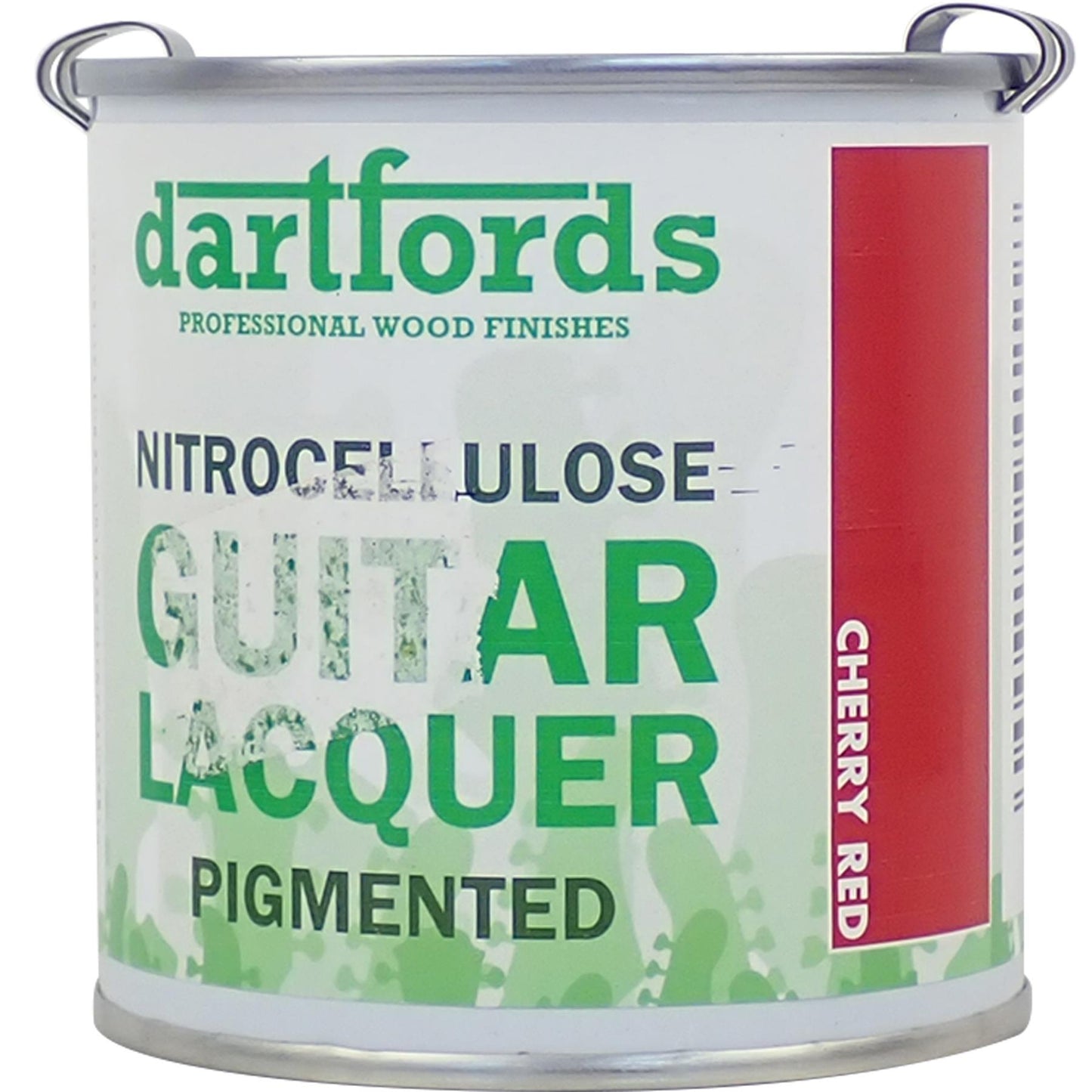dartfords Cherry Red Pigmented Nitrocellulose Guitar Lacquer - 230ml Tin