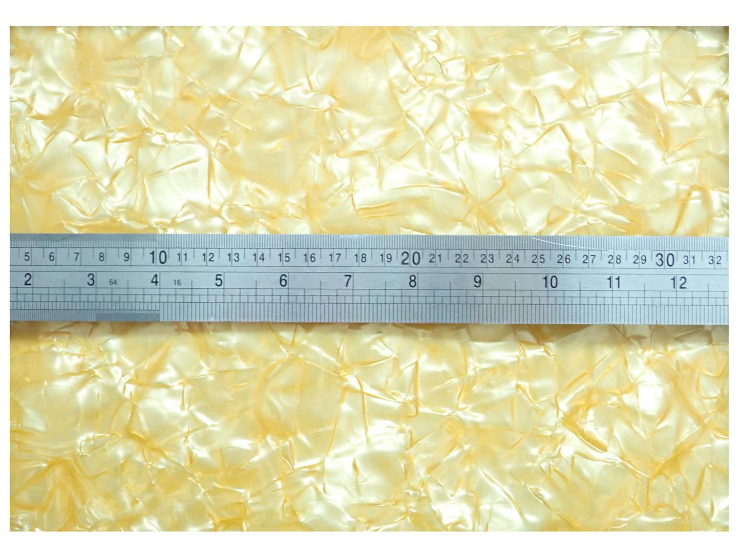 Incudo Yellow Large Pearloid Celluloid Drum Wrap - 1600x700x0.5mm