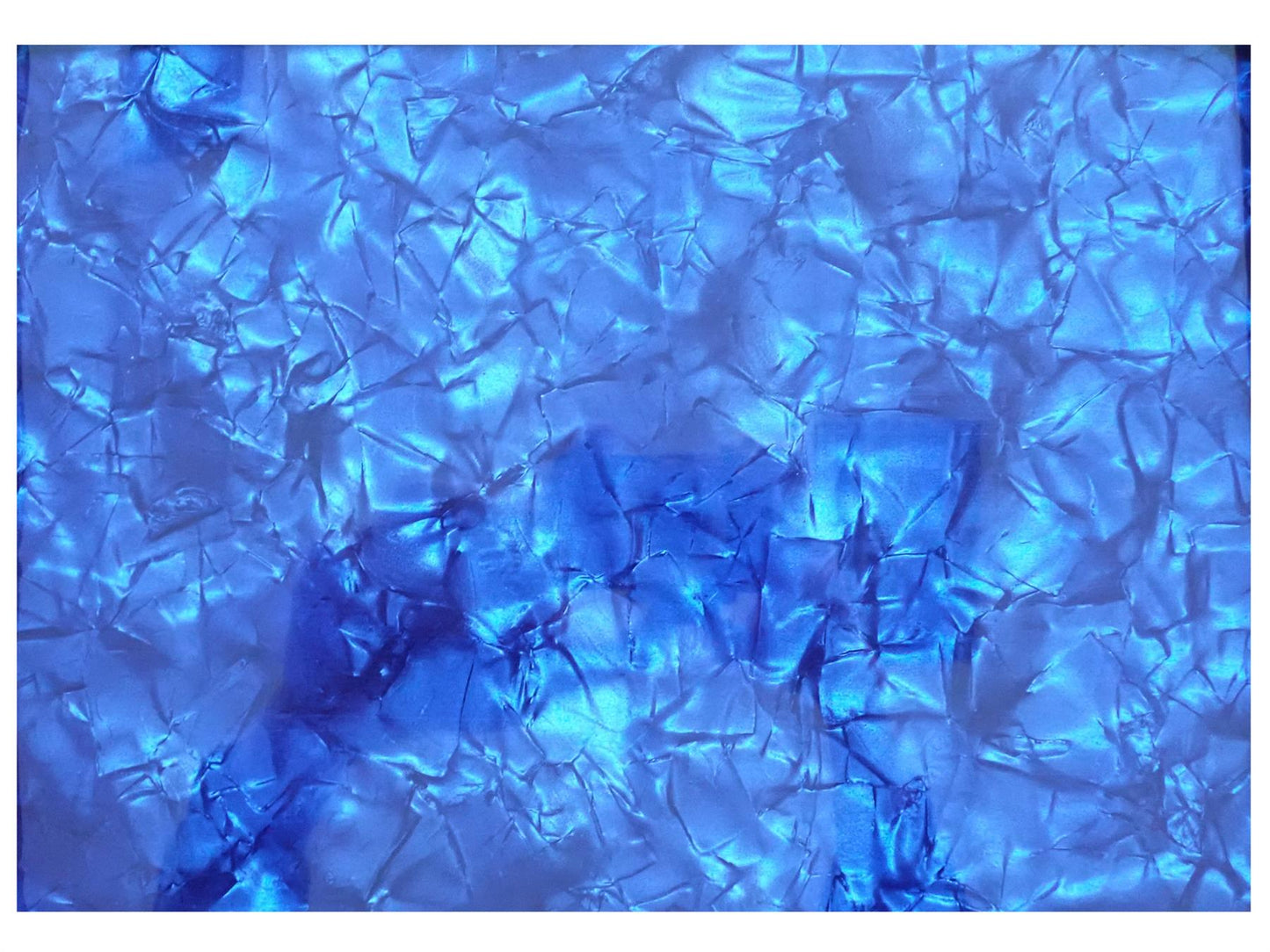 Incudo Blue Large Pearloid Celluloid Drum Wrap - 1600x700x0.5mm