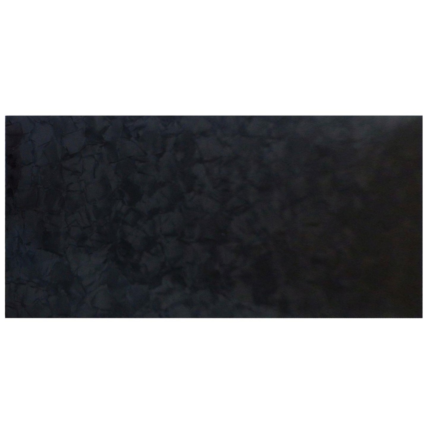 Incudo Black Pearloid Celluloid Sheet - 200x100x0.75mm (7.9x3.94x0.03")
